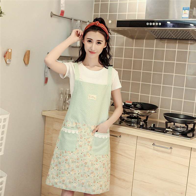 かわいい家事保育士 エプロンワンピース