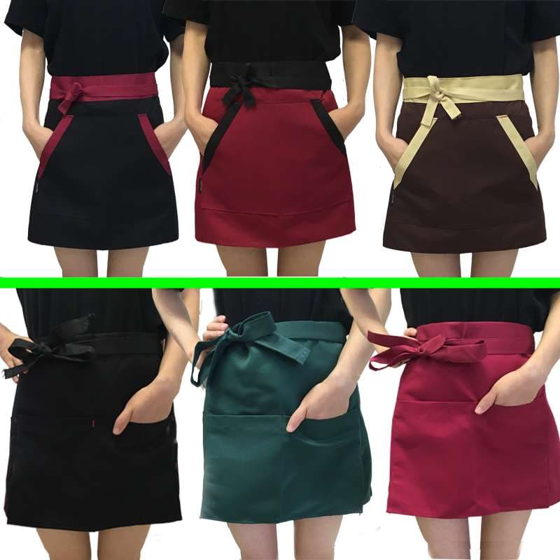 上質ハーフ保育士 エプロン 飲食店用