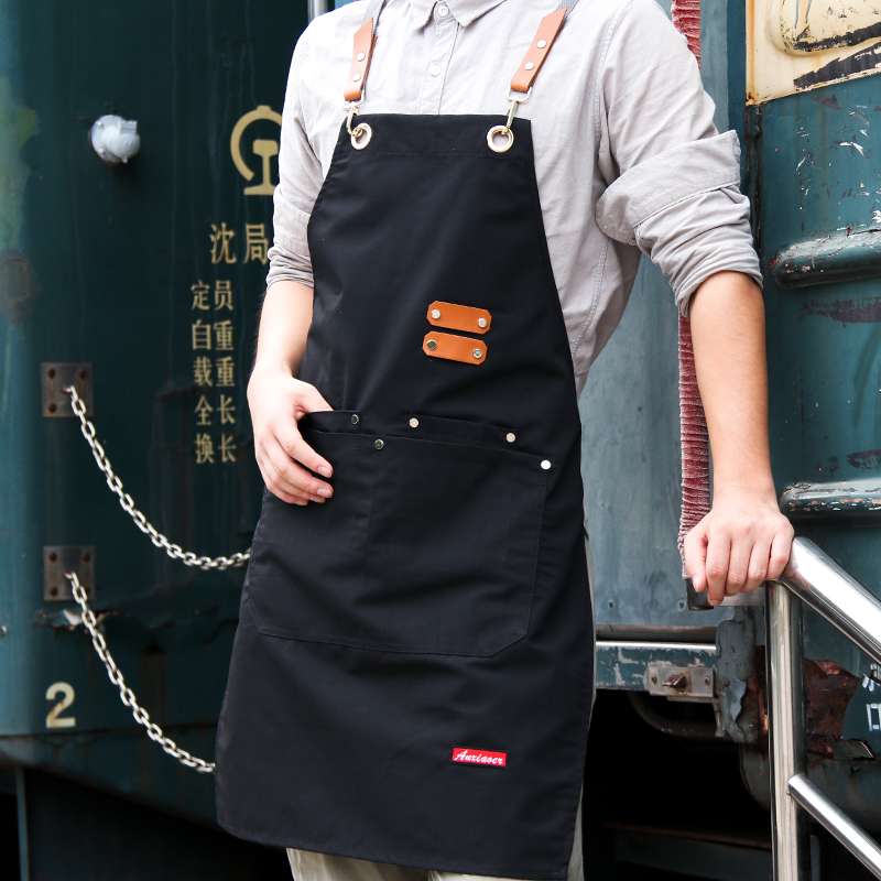 職人風クロスバック保育士 エプロン