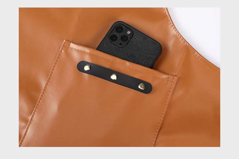 保育士 エプロン 防水 二色 ファッション グレー ピンク レッド オレンジ