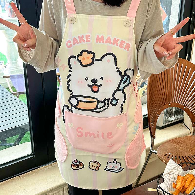 保育士 エプロン もふもふケーキ職人エプロン